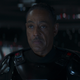 Moff Gideon was not too pleased with the message at the end of the episode.